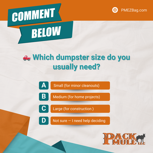 Pack Mule Waste Management Dumpster